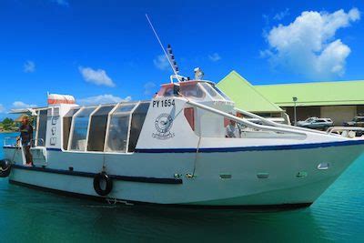 Put your mask on and discover pristine coral gardens around the motu. . Ferry from raiatea to tahaa